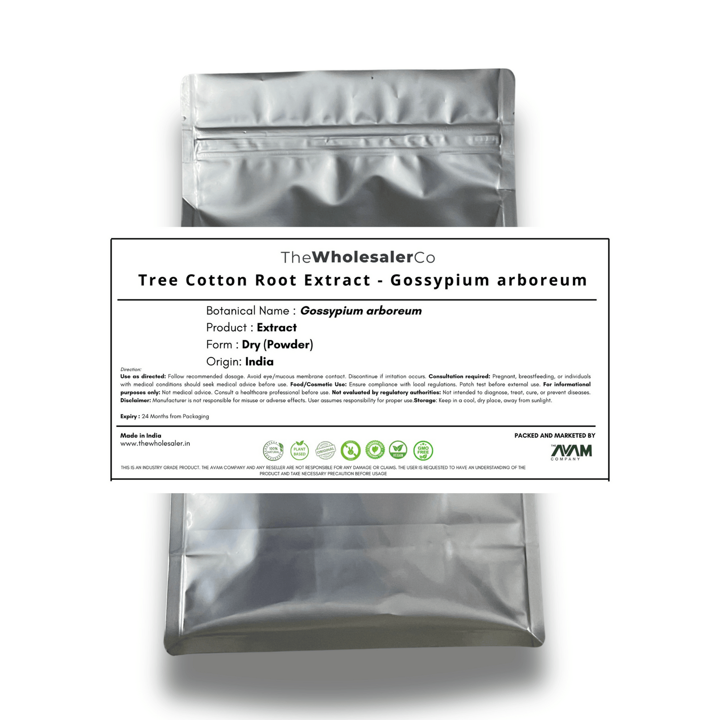 Tree Cotton Root Extract - Gossypium arboreum