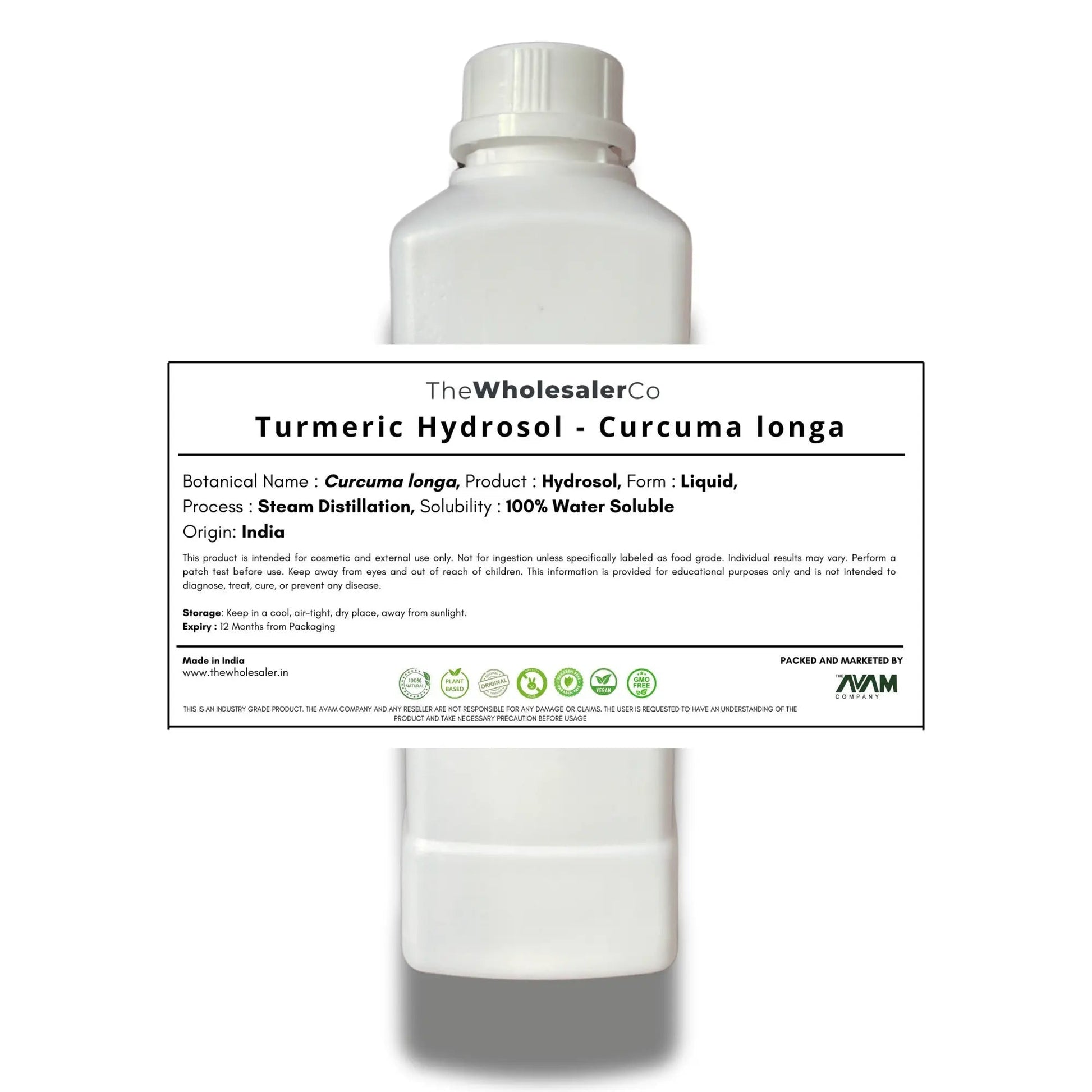 Turmeric Hydrosol - Curcuma longa Bulk Supplier@TheWholesaleCo Prices