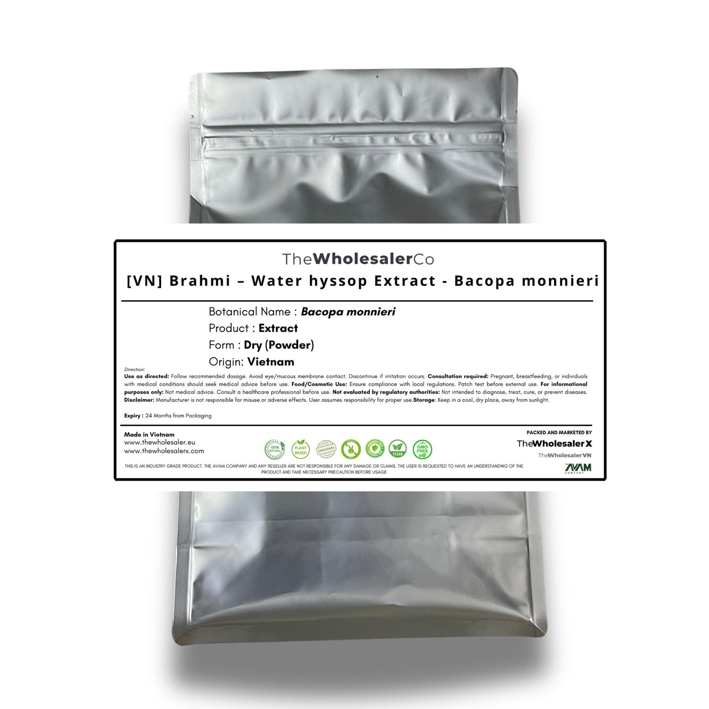 [VN] Brahmi – Water hyssop Extract - Bacopa monnieri