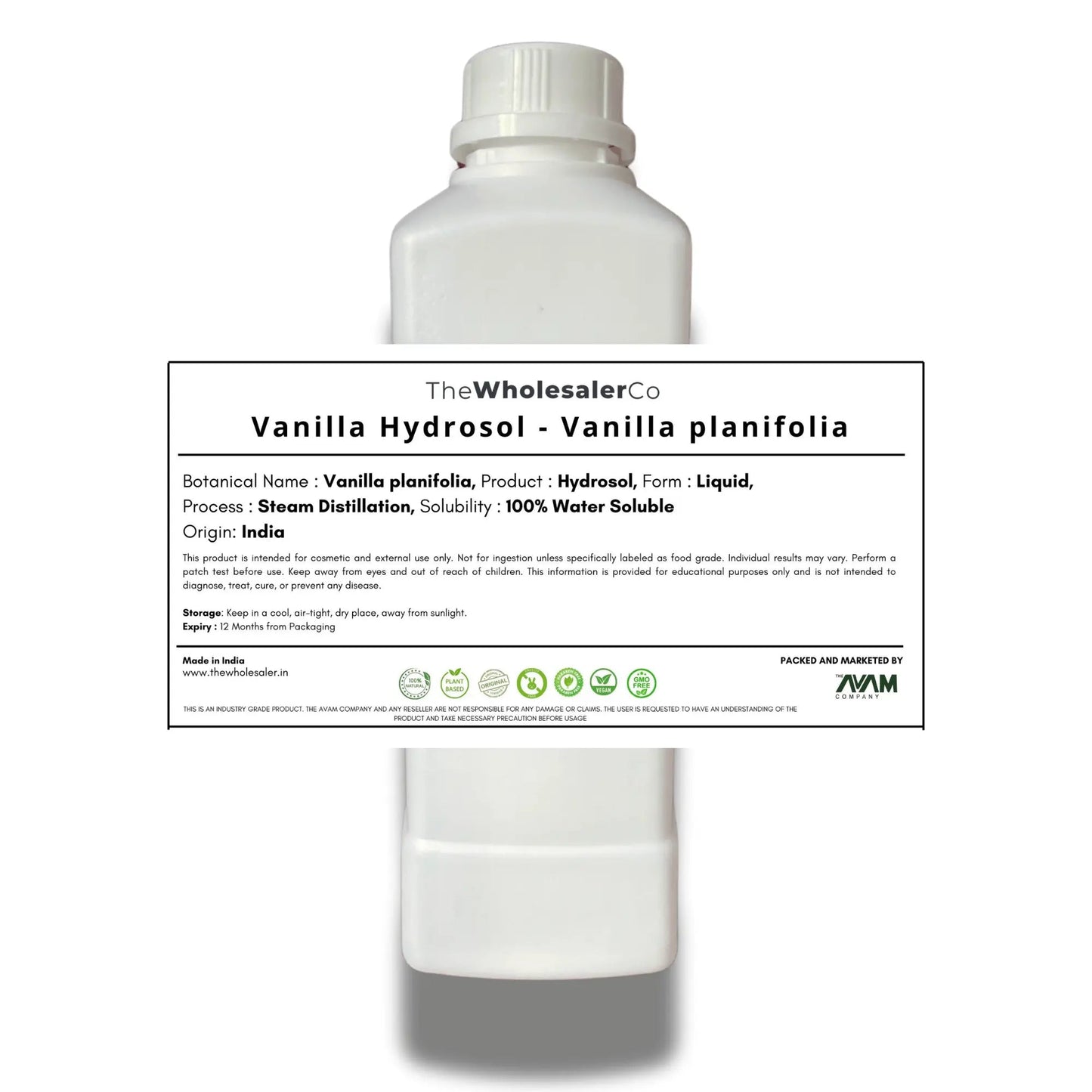Vanilla Hydrosol - Vanilla planifolia Bulk Supplier@TheWholesaleCo Prices