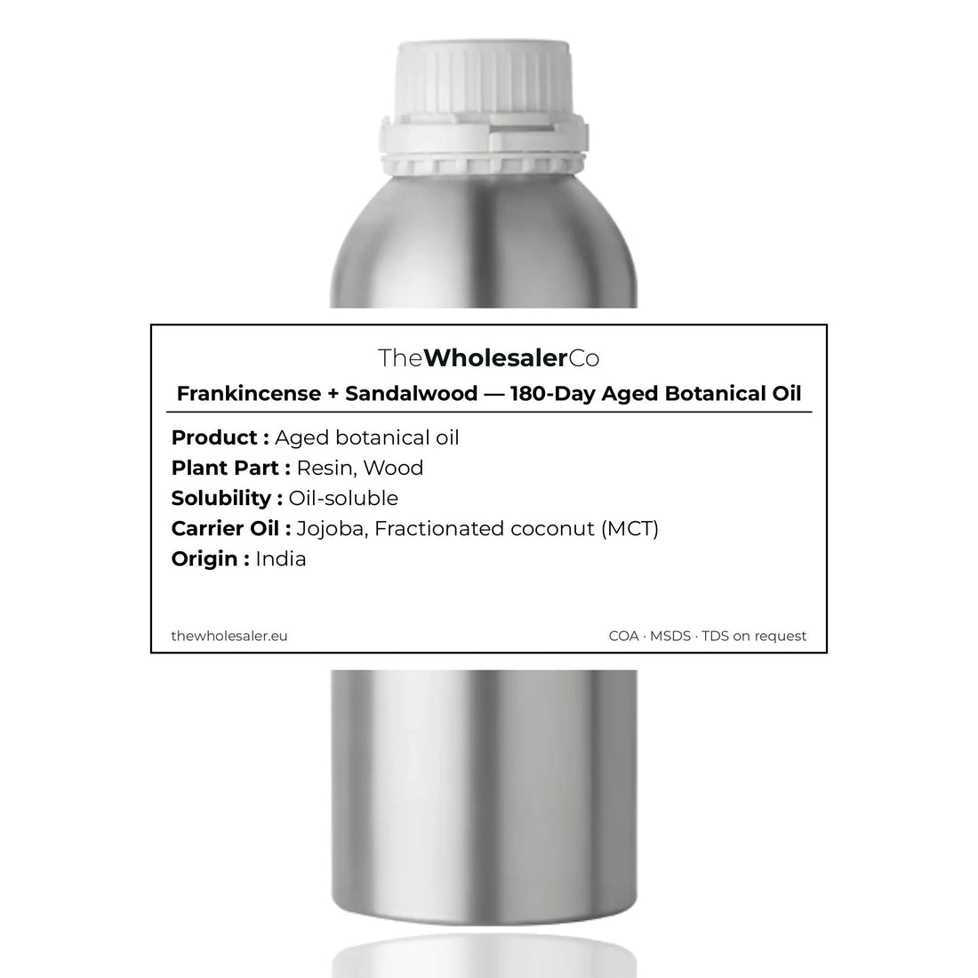 Frankincense + Sandalwood — 180-Day Aged Botanical Oil