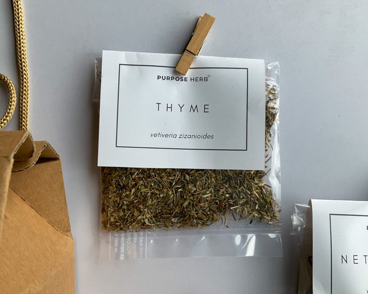 PURPOSE HERB - BANGALORE INITIATIVE - Thyme, Sage, Nettle, Rosemary, Oregano - Personal & Corporate Gifting