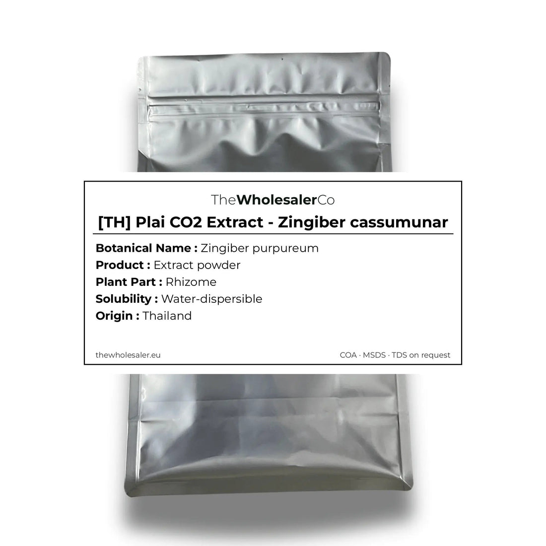 [TH] Plai CO2 Extract - Zingiber cassumunar
