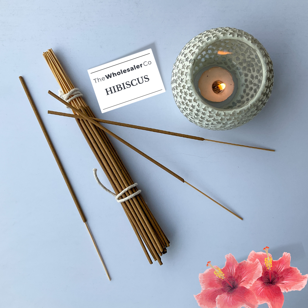Hibiscus Incense Sticks - Natural Agarbatti | TheWholesalerCo
