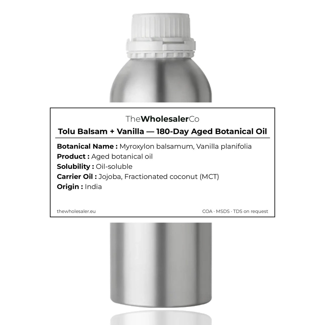 Tolu Balsam + Vanilla — 180-Day Aged Botanical Oil